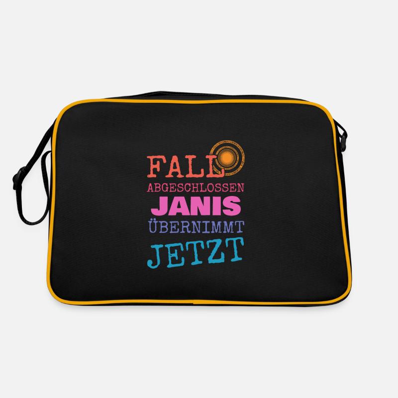 First name Janis Retro Bag