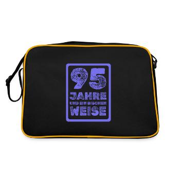 Age 95 - Retro Bag - black/gold - Back