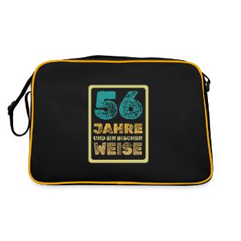 Age 56 - Retro Bag - black/gold - Back