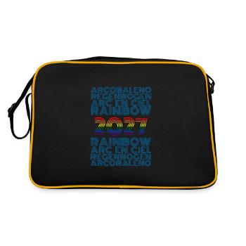 Rainbow 2027 - Retro Bag - black/gold - Back