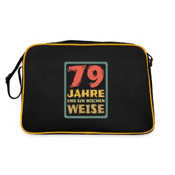 Proverbe 79 - Sac Retro - noir/or - Dos