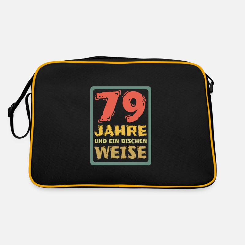 Spruch 79 Retro Tasche