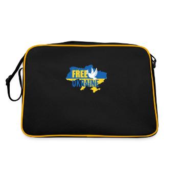 Ukraine libre - Sac Retro - noir/or - Dos