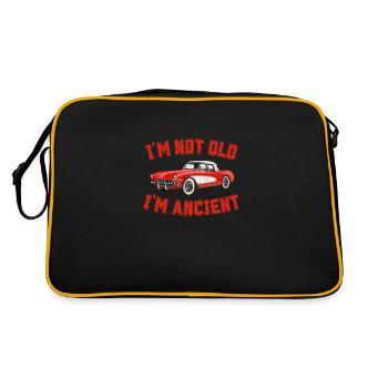 Vieillesse Dire que je ne suis pas vieux, je suis vieux Drôle - Sac Retro - noir/or - Dos