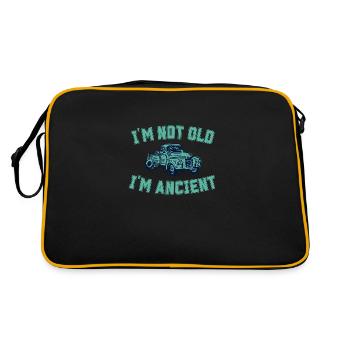 Vieillesse Dire que je ne suis pas vieux, je suis vieux Drôle - Sac Retro - noir/or - Dos