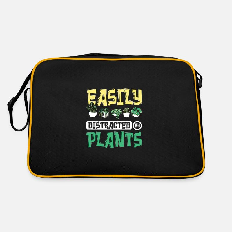 Easily distracted by plants Botanist Retro Tasche