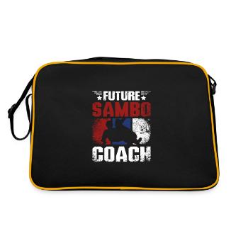 Futur entraîneur formateur de sambo - Sac Retro - noir/or - Dos