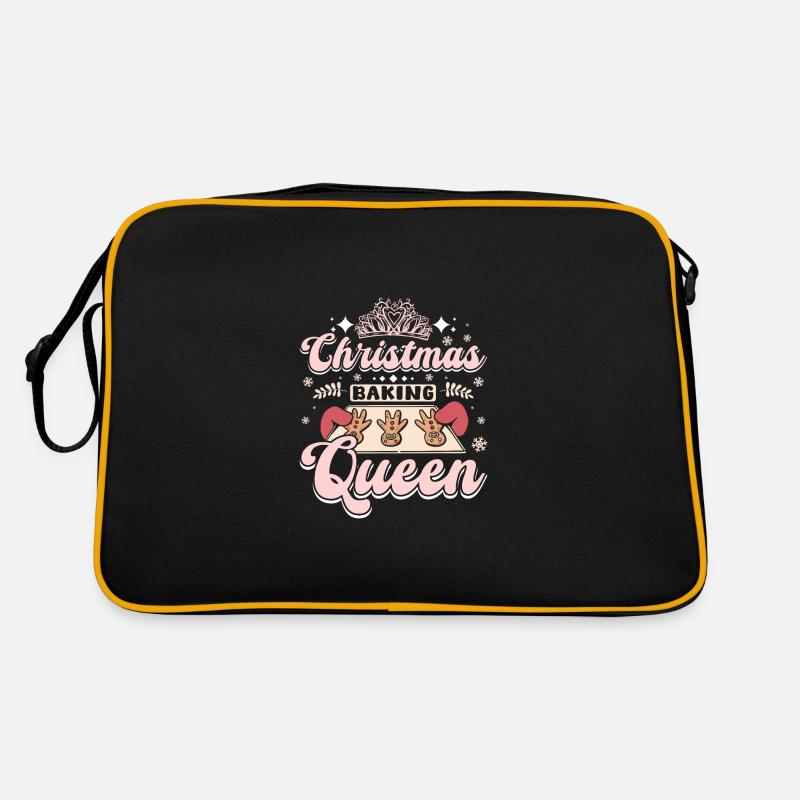Reine de la cuisson des biscuits de Noël Sac Retro