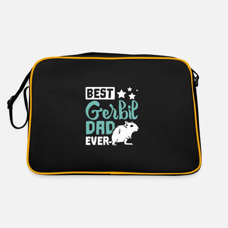 Fathers day Best gerbil dad ever Retro Bag