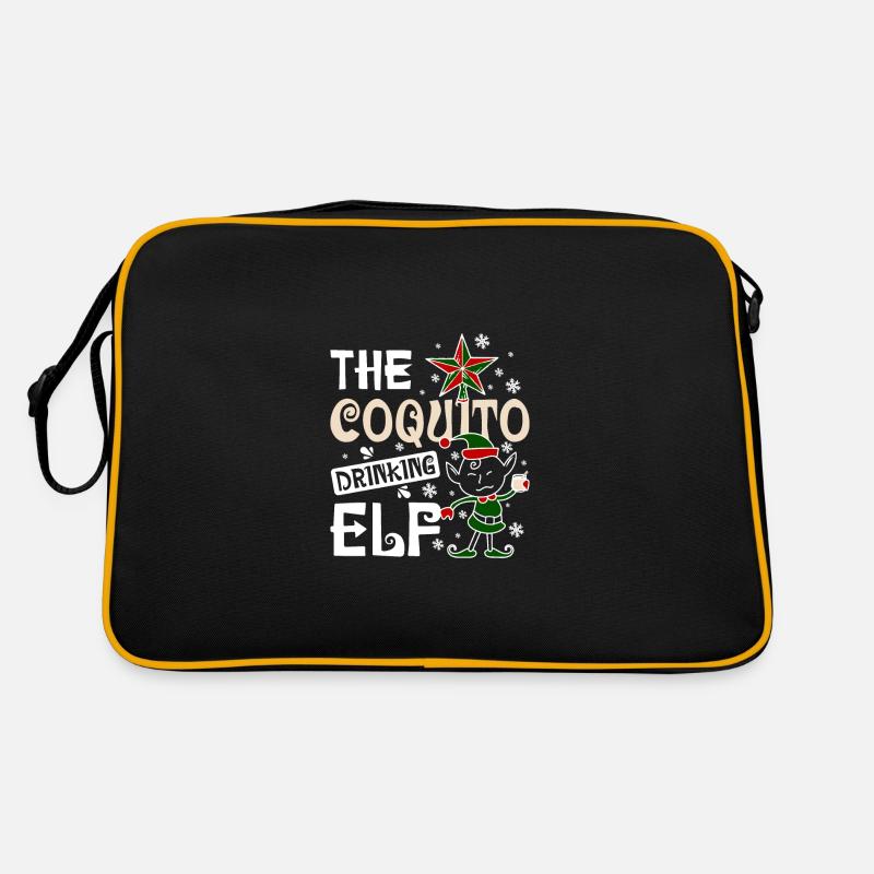 The coquito drinking elf Retro Bag
