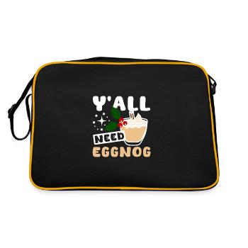 Vous avez tous besoin de lait de poule - Sac Retro - noir/or - Dos