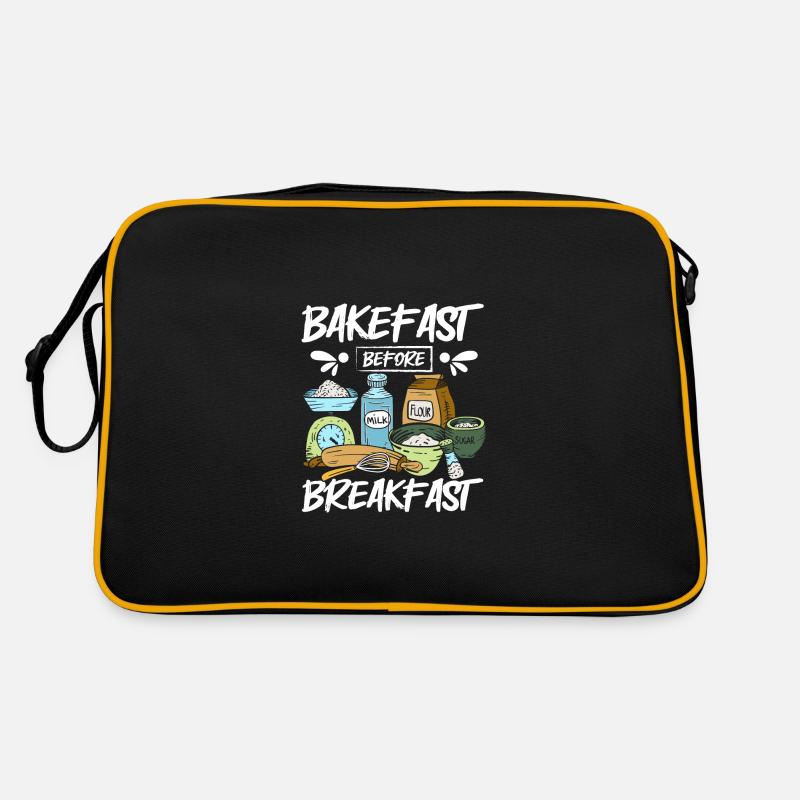 Cuisson du pain avant le petit-déjeuner Sac Retro