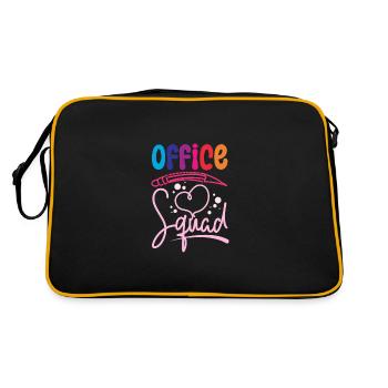 Escouade du secrétariat de l’école - Sac Retro - noir/or - Dos