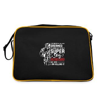 Grandir pour devenir un pompier super sexy - Sac Retro - noir/or - Dos
