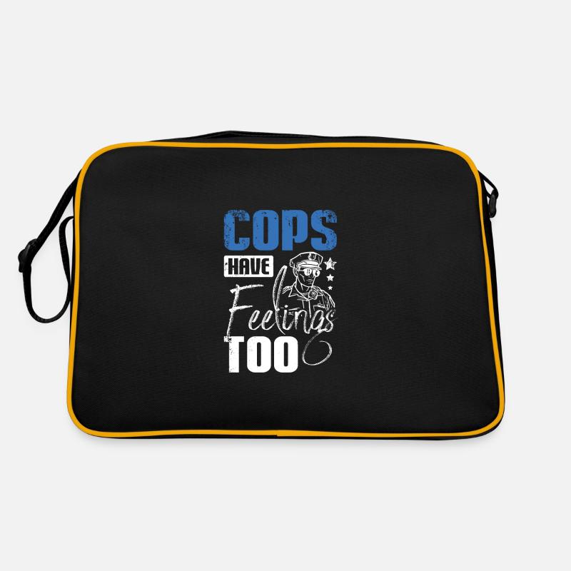Cops have feelings too Retro Bag