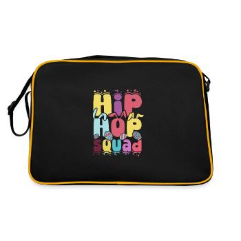 Easter Hip Hop squad Easter Day - Retro Tasche - Schwarz/Gold - Hinten