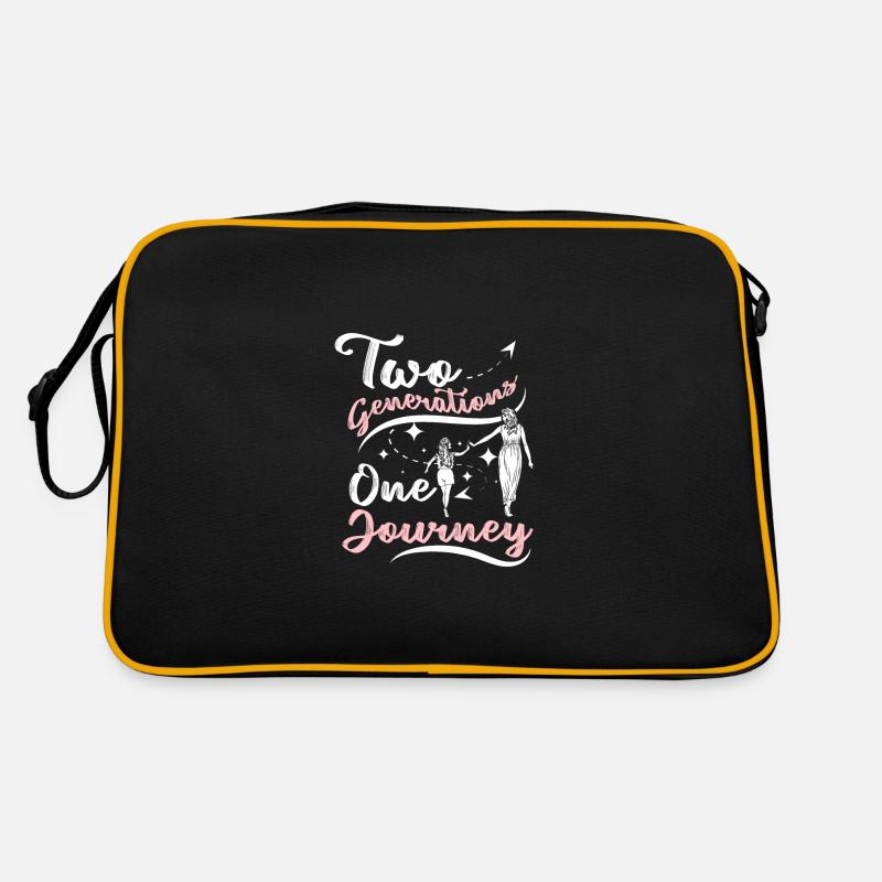 Mother Daughter two generations on journey Retro Bag