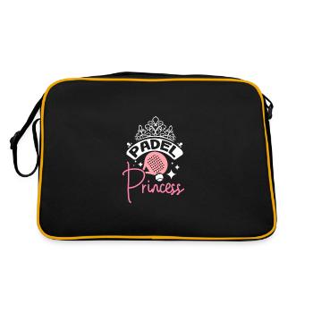 Girl Padel princess - Retro Bag - black/gold - Back