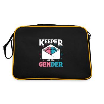 Keeper of the gender - Retro Bag - black/gold - Back