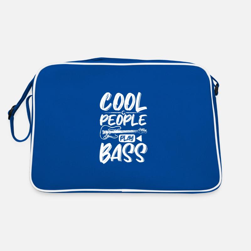 Les gens cool jouent de la basse Sac Retro