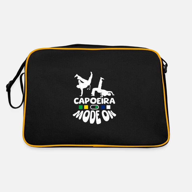 Mode capoeira activé - Sac Retro - noir/or