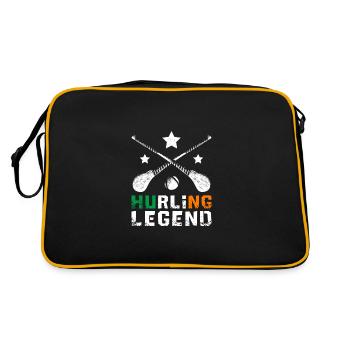 Hurling Legend - Retro Bag - black/gold - Back