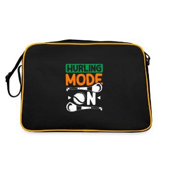 Hurling Mode On - Retro Bag - black/gold - Back