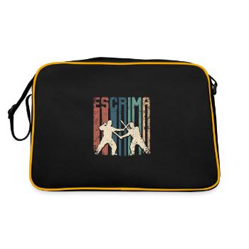 Rétro Vintage Escrima - Sac Retro - noir/or - Dos
