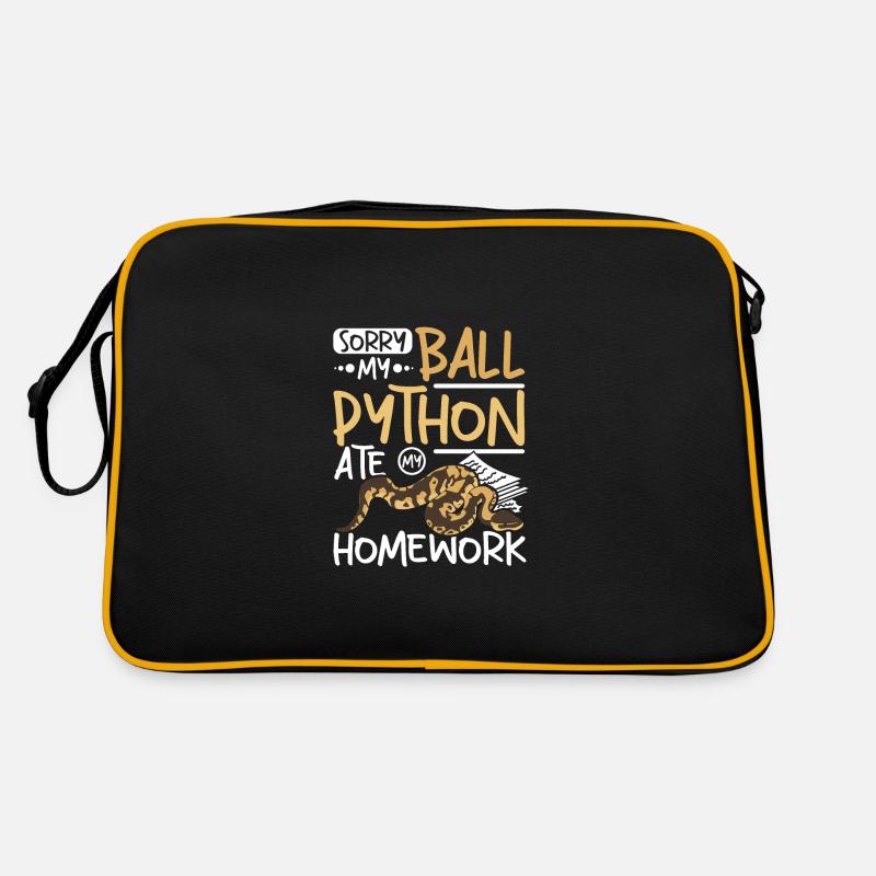 Désolé, mon python royal a mangé mes devoirs Sac Retro