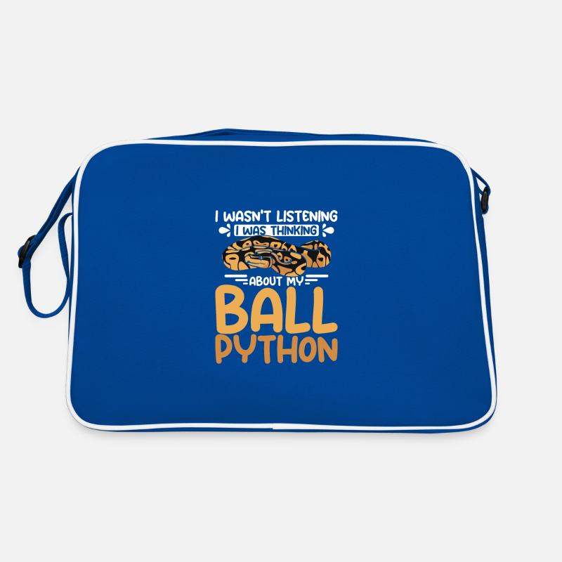 I was thinking about my ball python Retro Tasche