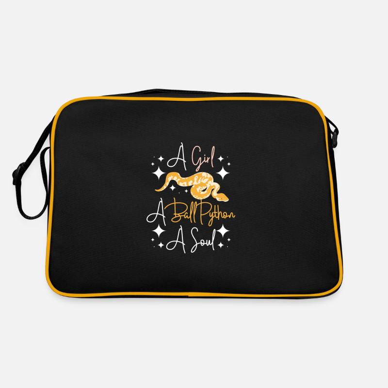 Une fille, un python royal, une âme Sac Retro