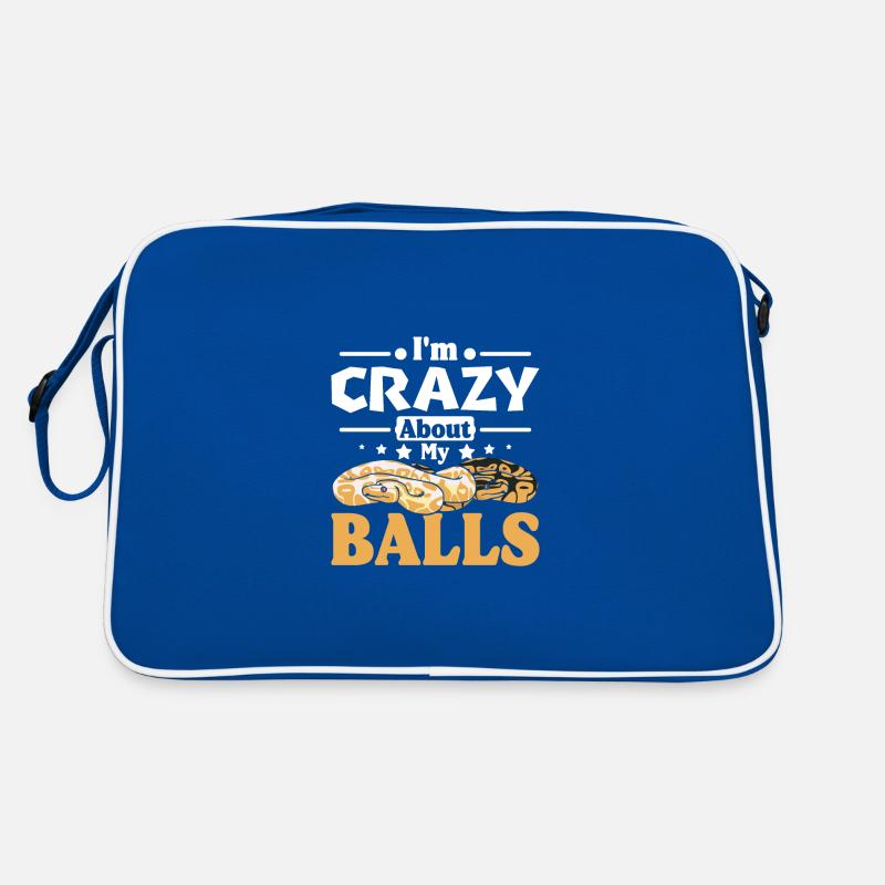 I'm crazy about my balls ball python Retro Bag