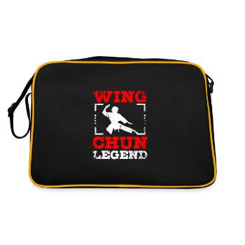 Wing chun Legend - Retro Bag - black/gold - Back