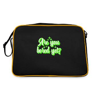 Êtes-vous ennuyé mais rétro - Sac Retro - noir/or - Dos