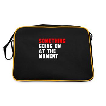 Quelque chose se passe en ce moment - Sac Retro - noir/or - Dos