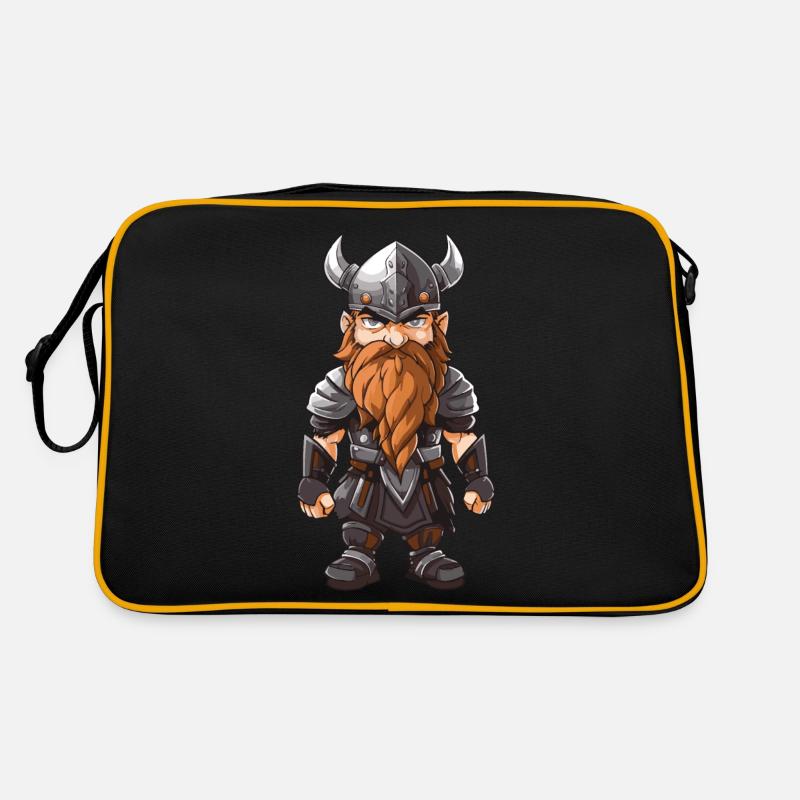 Wikinger Valhalla Krieger Odin Retro Tasche