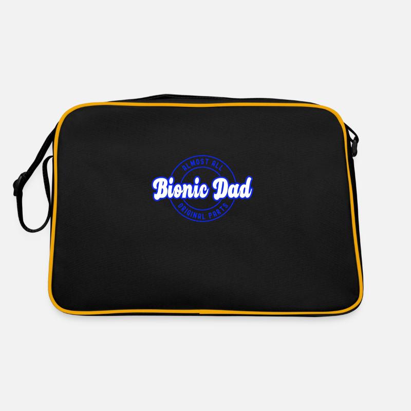 Bionic Dad Athletic Hip Knee Replacement Surgery Retro Tasche
