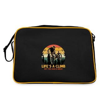 1 15 - Sac Retro - noir/or - Dos
