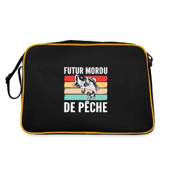 Mordu de Pêche pour bébé - Sac Retro - noir/or - Dos