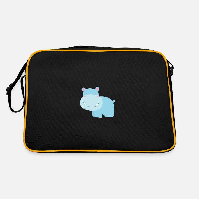 Bébé hippopotame Sac Retro