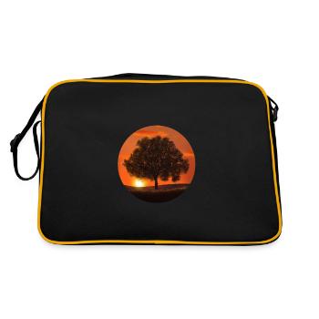 Tree - Retro Bag - black/gold - Back