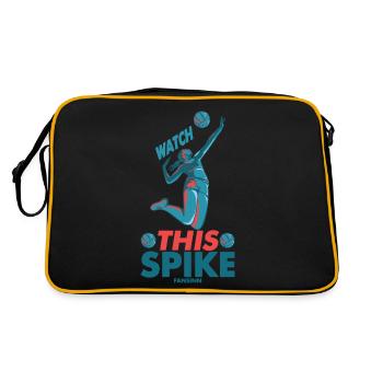 Volley volley beach volley plage Sport - Sac Retro - noir/or - Dos