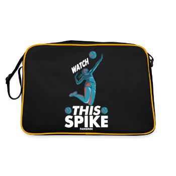 Volley volley beach volley plage Sport - Sac Retro - noir/or - Dos