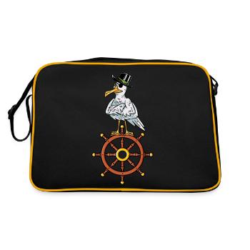 Pirates pirate boucanier mouette volant enfants - Sac Retro - noir/or - Dos