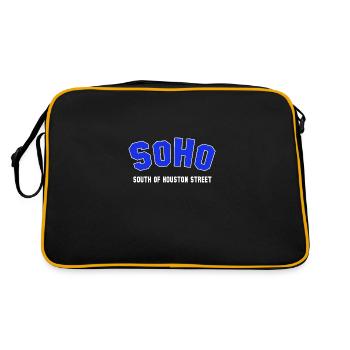 SOHO New York City Athletic SoHo - Retro Tasche - Schwarz/Gold - Hinten