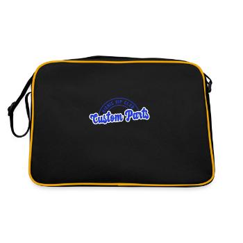 Bionic Hip Knee Club Replacement Surgery Get Well - Retro Tasche - Schwarz/Gold - Hinten