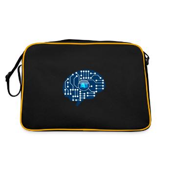 Artificial intelligence - Retro Bag - black/gold - Back