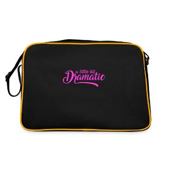 Un peu dramatique - Sac Retro - noir/or - Dos