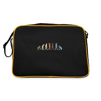Drôle d’évolution rétro de Man Golf - Sac Retro - noir/or - Dos