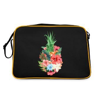 Ananas - Sac Retro - noir/or - Dos